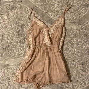 nude coloured romper